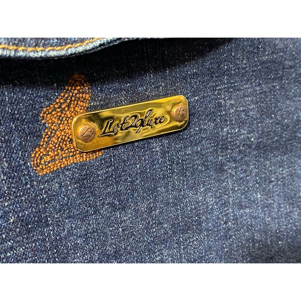 VTG Y2K LOONEY TUNES Tweety Bird Denim Jacket — Warner Bros Medium - Picture 2 of 13